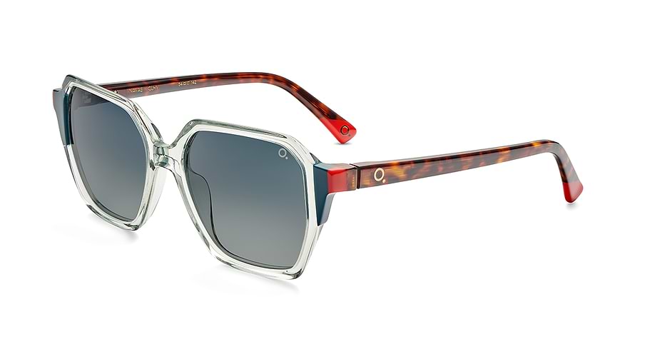 Das Bild zeigt die Sonnenbrille NAVAS von der Marke Etnia Barcelona in transparent/havanna.